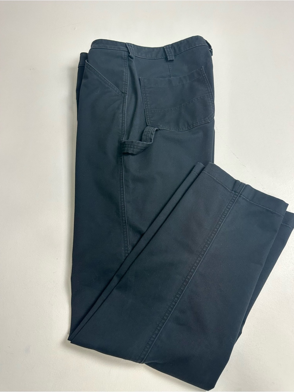 Duluth Trading Co women’s size 12 long black Utility Chinos pants